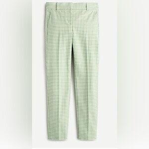 J. Crew Cameron Green Gingham Check Pants